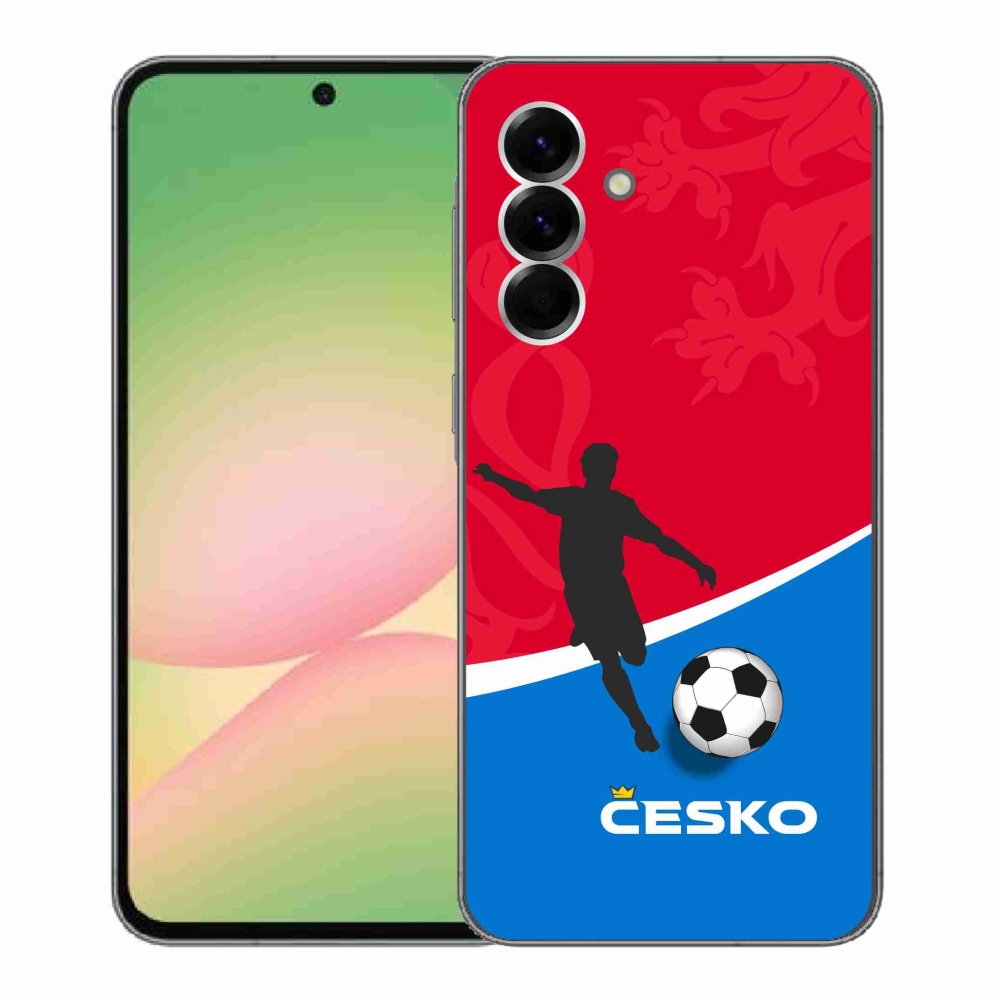 Gél védőhuzat mmCase Samsung Galaxy A56 5G - foci Csehország