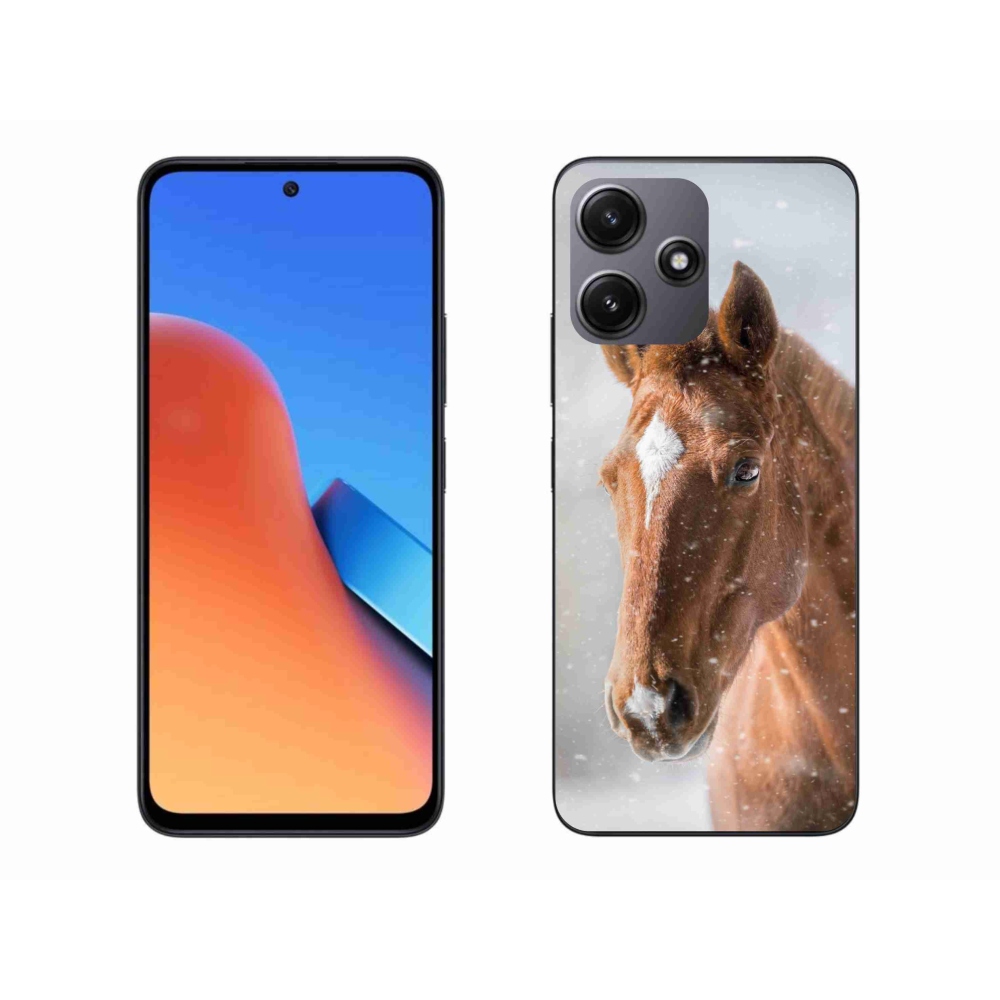 Gél borítás mmCase a Xiaomi Redmi 12 5G-hez - barna ló 2