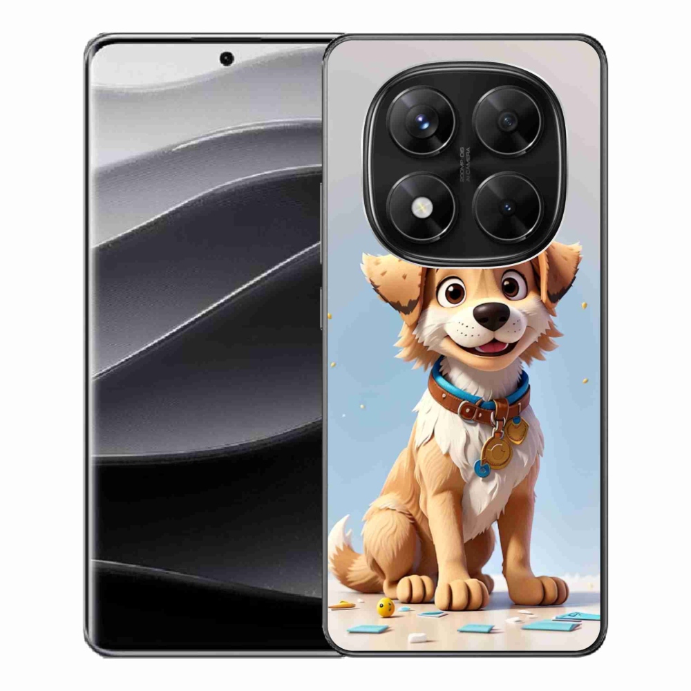 Gél borítás mmCase a Xiaomi Redmi Note 14 Pro 5G/Poco X7 5G számára - rajzfilm kölyökkutya