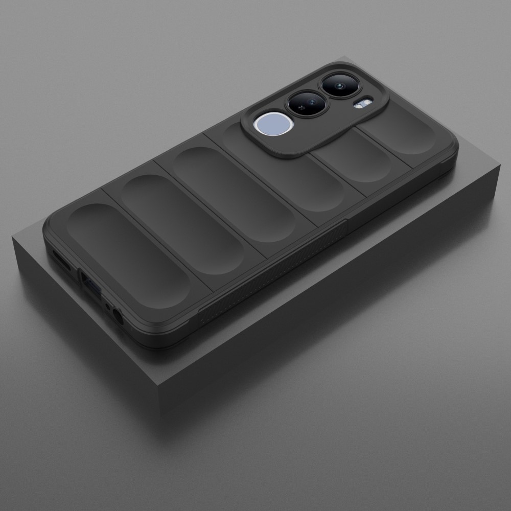 Rugg tartós zselés tok a Vivo Y19s készülékhez - fekete