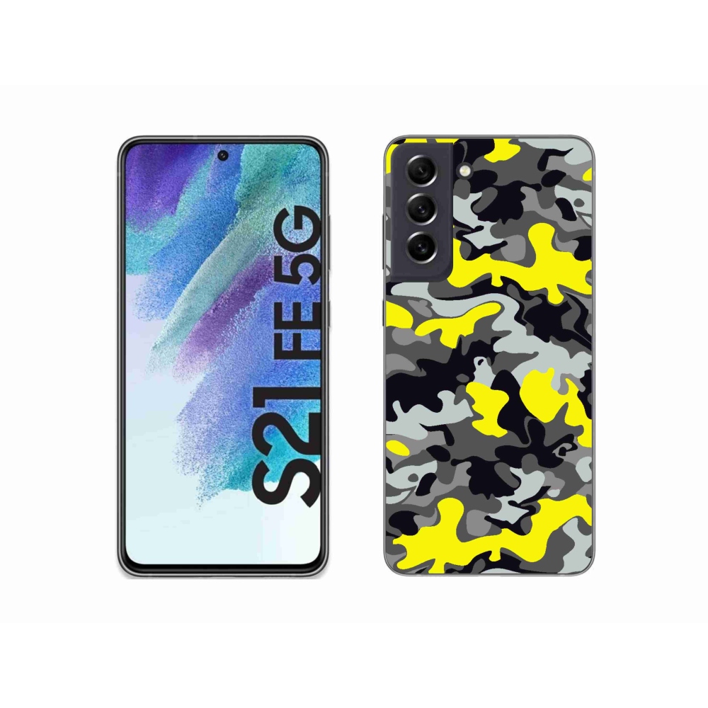 Zselés borítás mmCase Samsung Galaxy S21 FE 5G - terepszínű minta 6