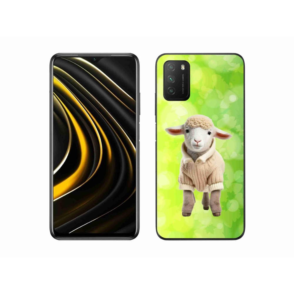 Gél borítás mmCase a Xiaomi Poco M3-hoz - bárány pulóverben