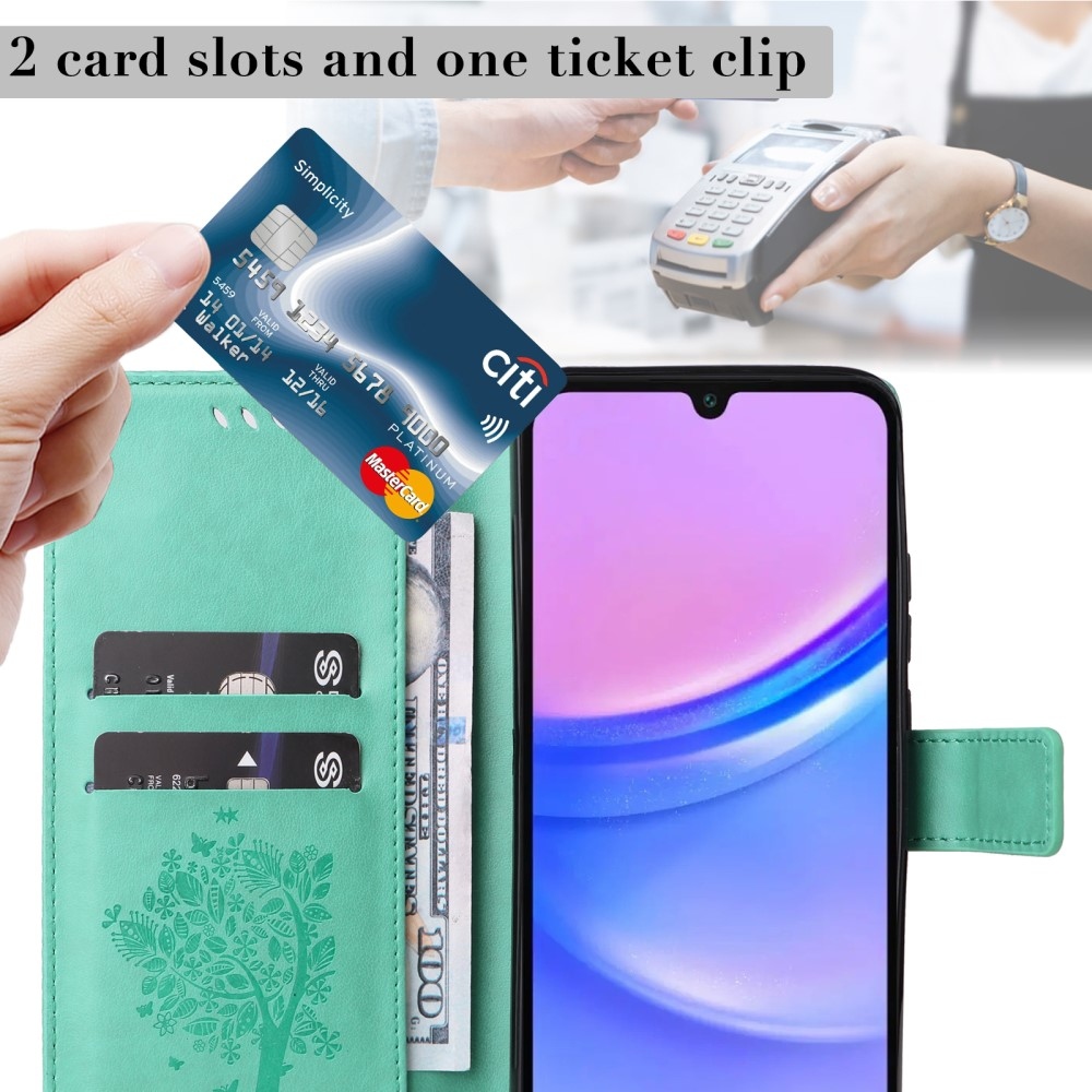 Fák könyve tok Samsung Galaxy A16 4G/5G/A26 5G - teal - teal