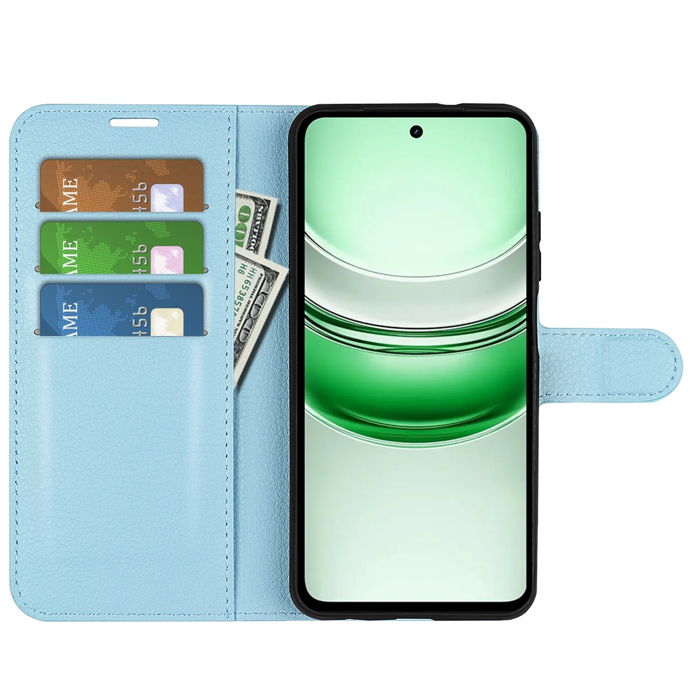 Litchi könyvtáska a Realme C71 készülékhez - kék