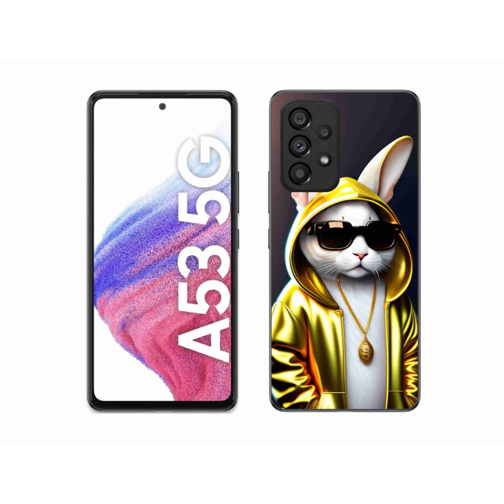 Zselés borítás mmCase Samsung Galaxy A53 5G - cat boss - macskafőnökhöz