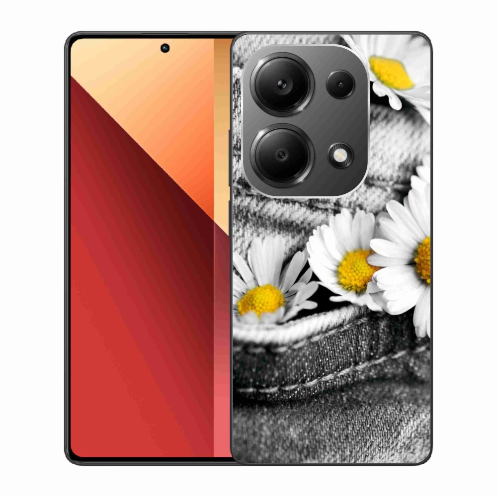 Gél tok mmCase a Xiaomi Redmi Note 13 Pro 4G/Poco M6 Pro - százszorszépek számára