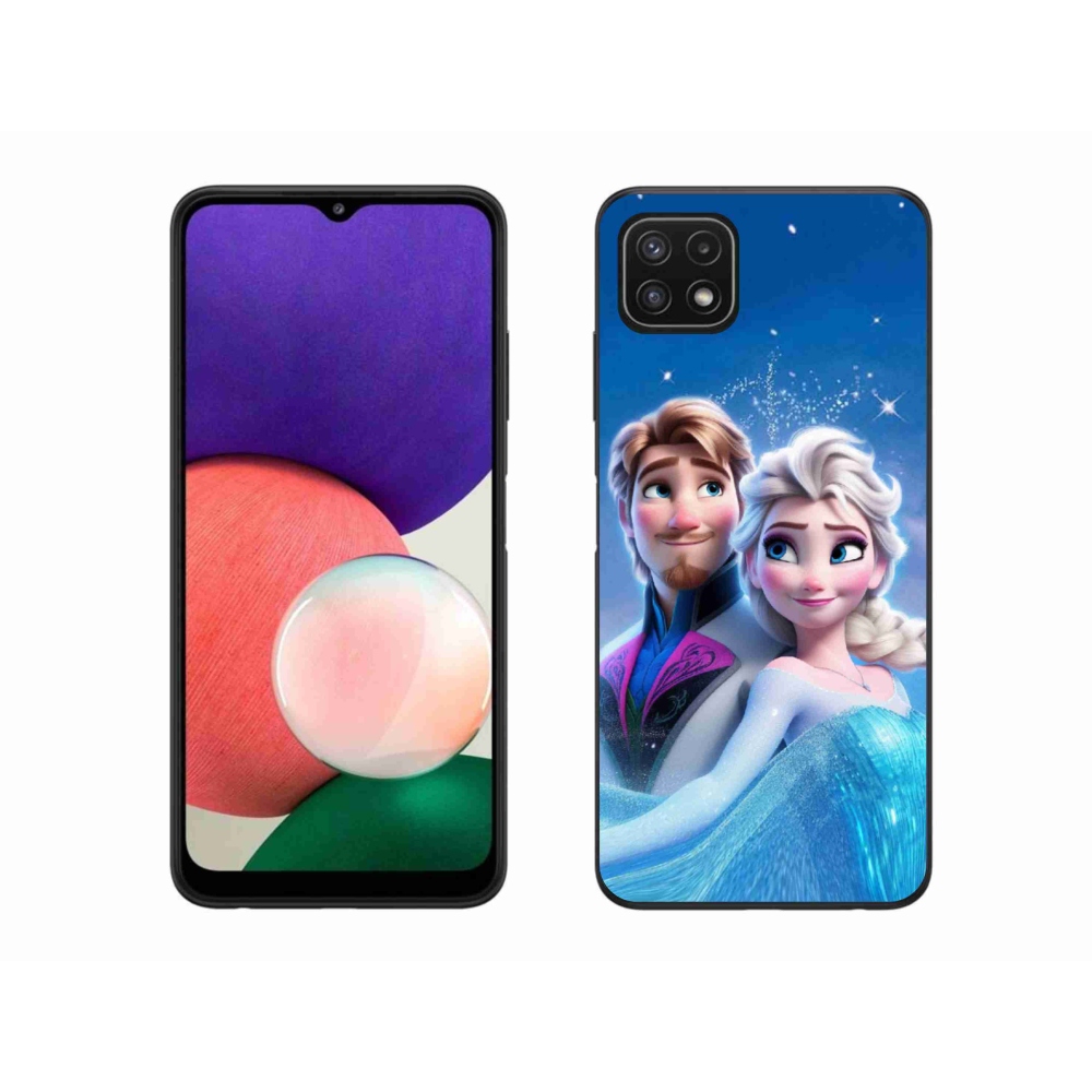 Zselés borítás mmCase Samsung Galaxy A22 5G - Ice Kingdom 1