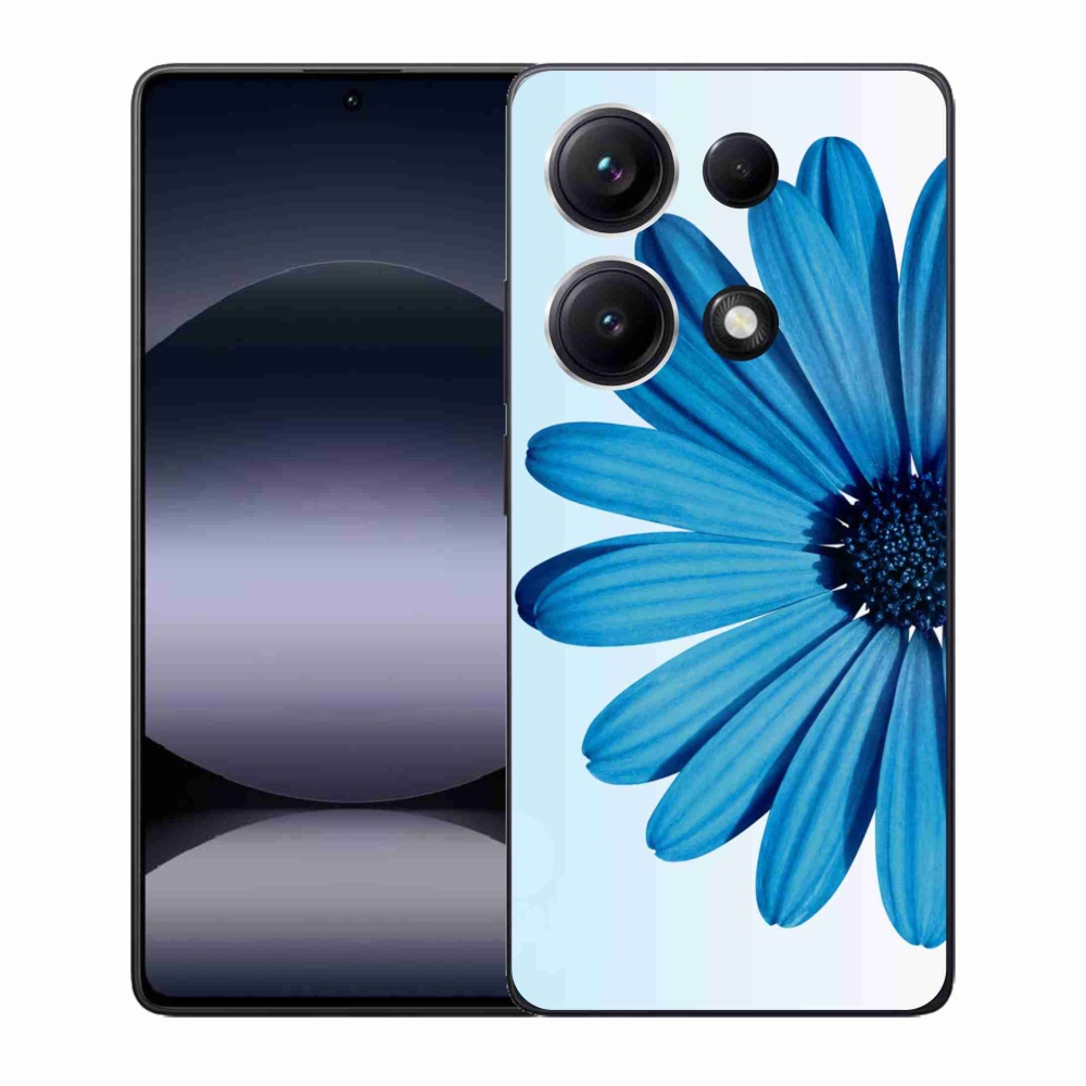 Gél borítás mmCase a Xiaomi Redmi Note 14S-hez - kék százszorszép