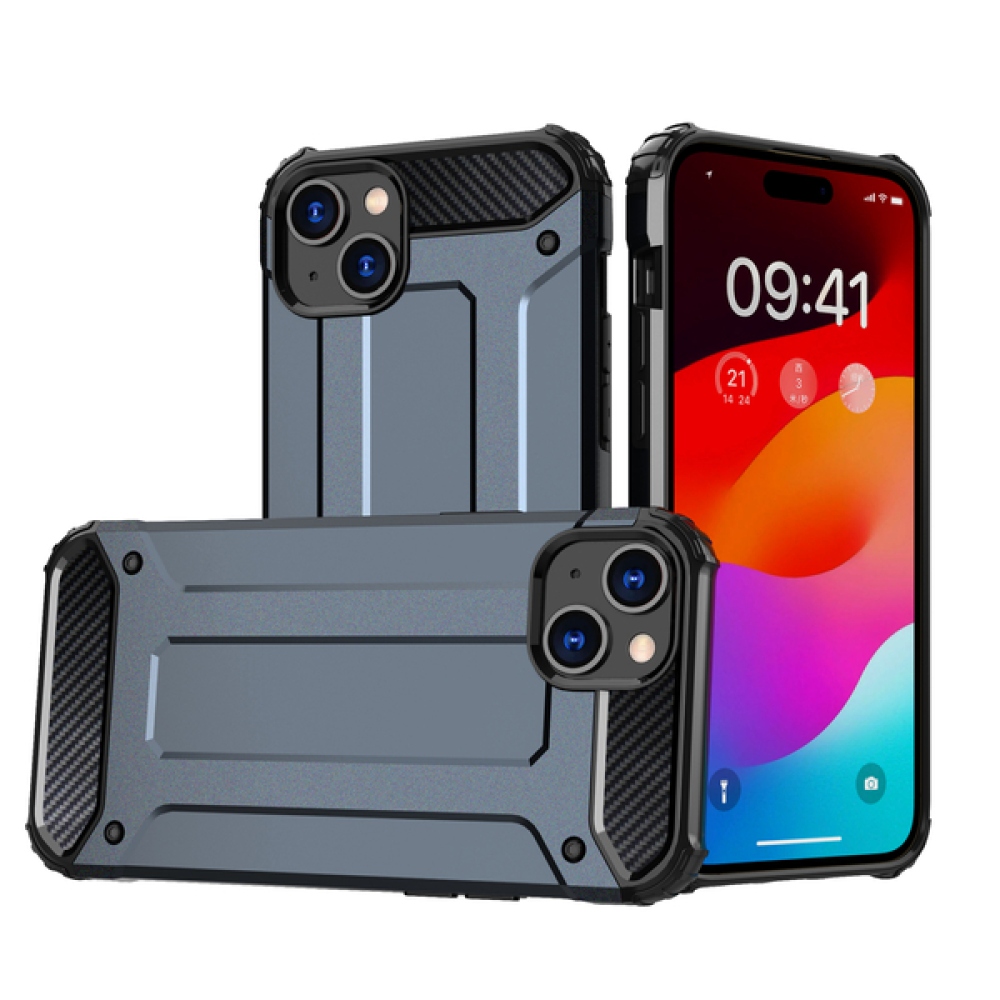 Armor tartós hibrid borítás iPhone 15 készülékhez - kék