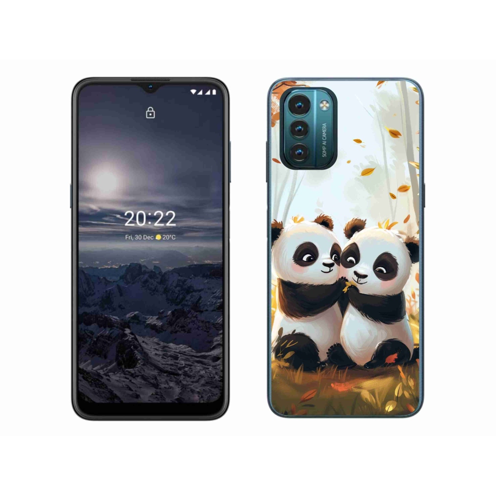 Zselés borítás mmCase a Nokia G11/G21 készülékhez - pandák