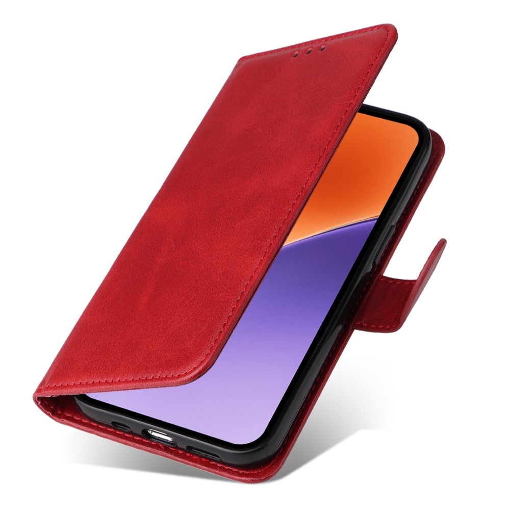 Vérrögök könyv tok Xiaomi 15 - piros