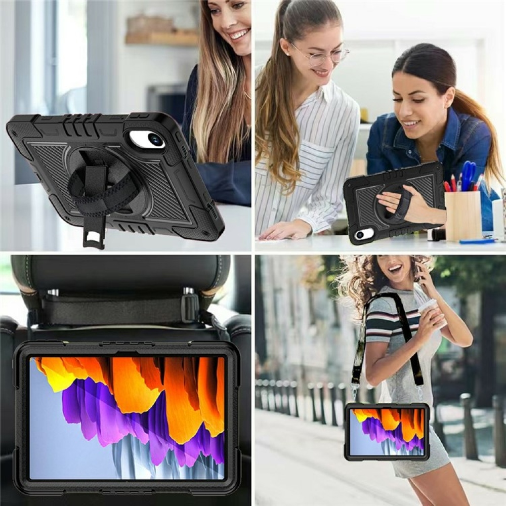 Strape tartós borító kézi fogantyúval és pánttal Xiaomi Redmi Pad 2 készülékhez - fekete