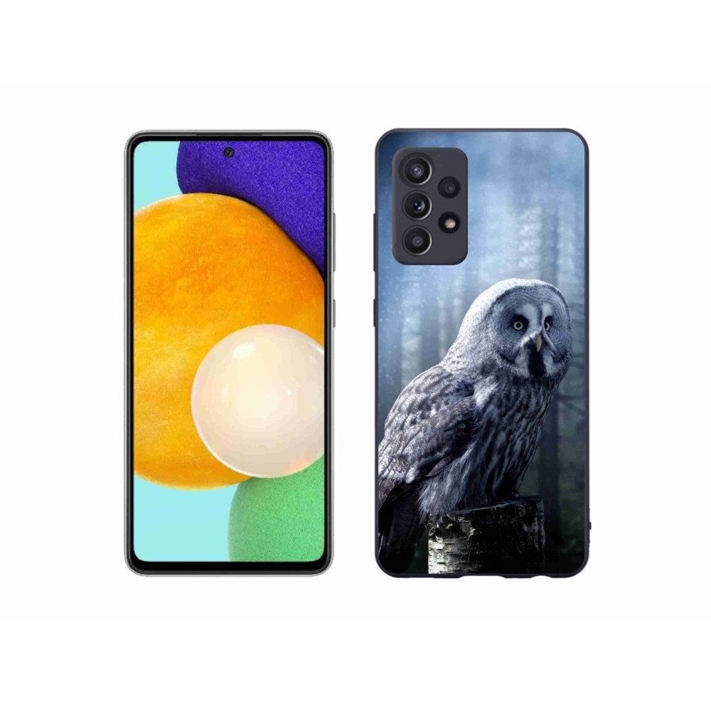 Zselés borítás mmCase Samsung Galaxy A52/A52 5G - bagoly