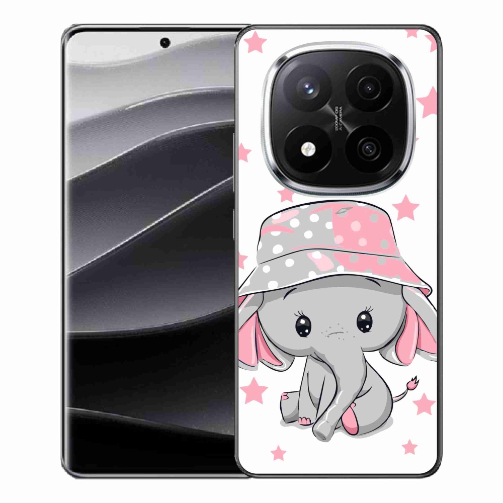 Gél borítás mmCase a Xiaomi Redmi Note 14 Pro+ 5G - rózsaszín elefánthoz