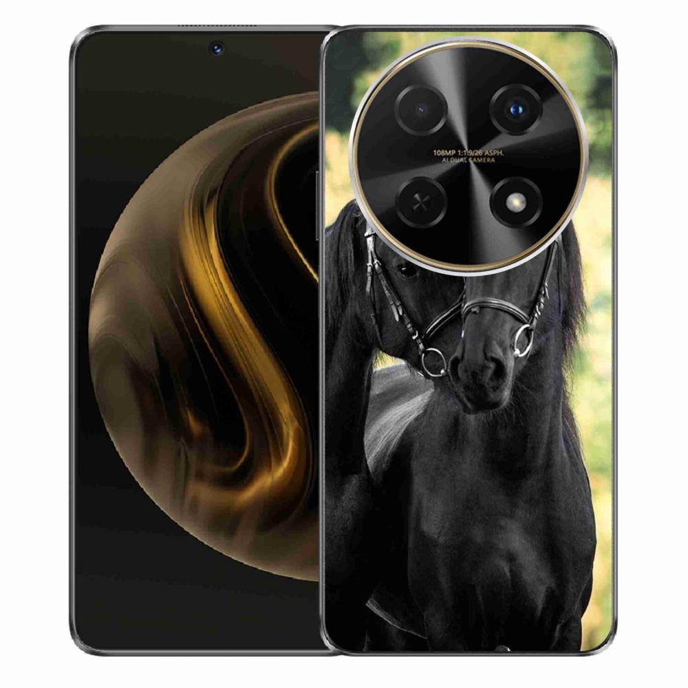 Gél borítás mmCase a Huawei Nova 12i - két fekete ló