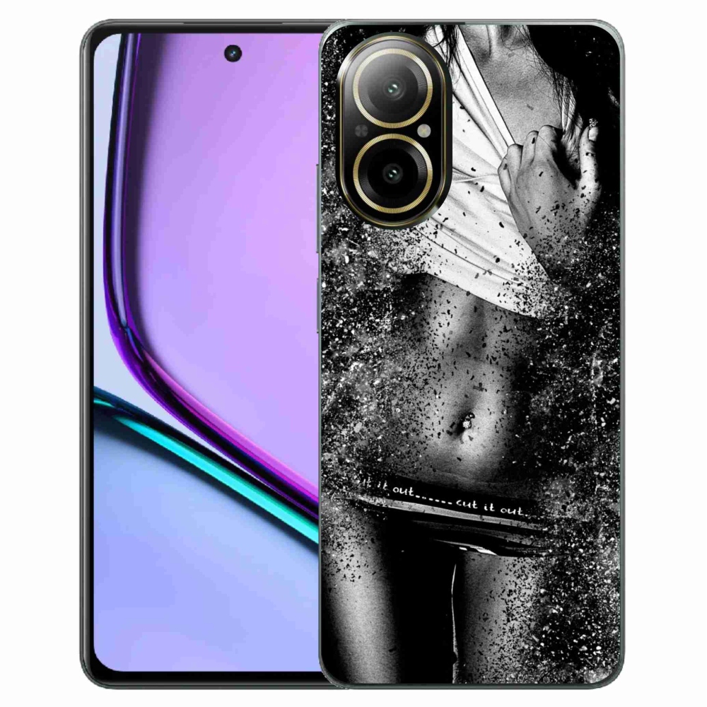 Gél borító mmCase a Realme C67 készülékhez - szexi nő 1