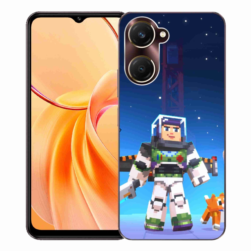 Gél borító mmCase a Vivo Y28s 5G-hez - minecraft 2