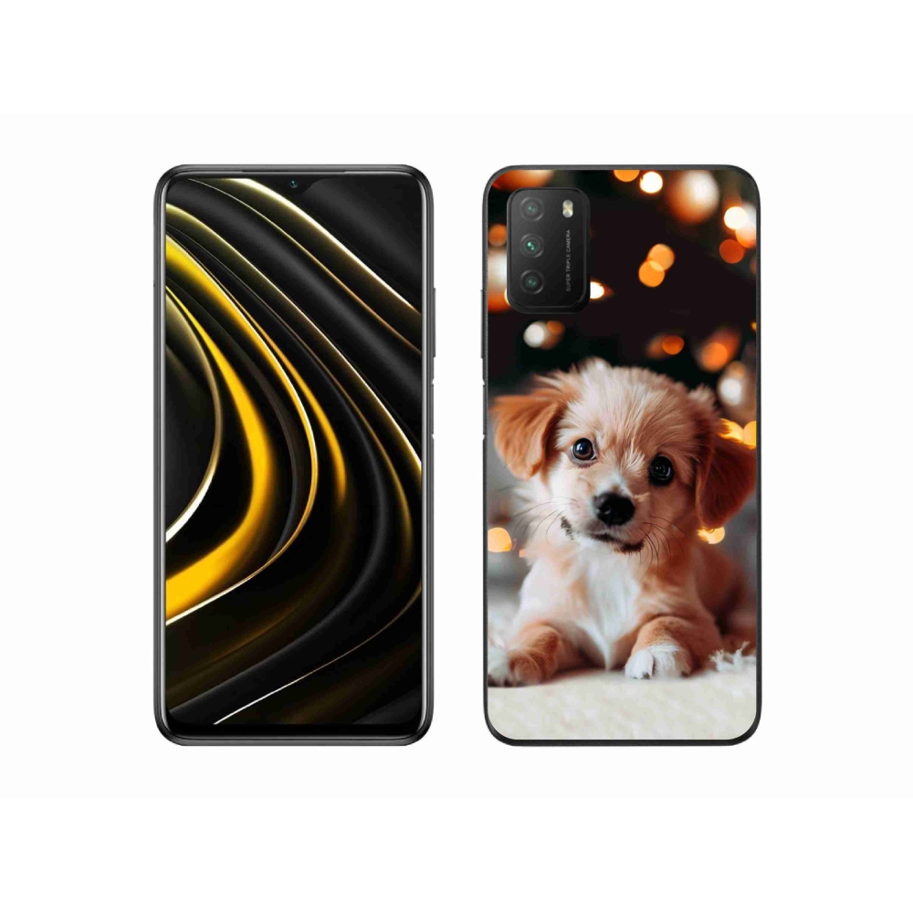 Gél borítás mmCase a Xiaomi Poco M3-hoz - kölyökkutyakölyök