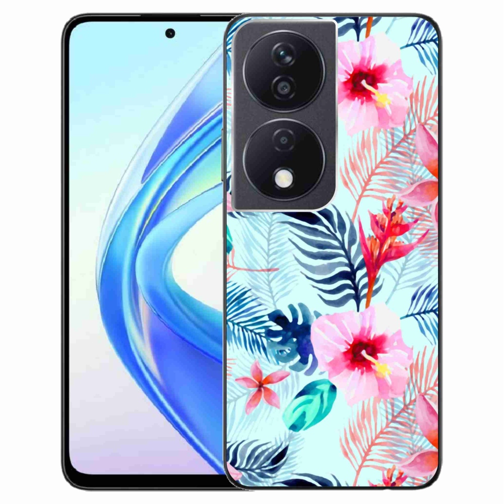 Zselés borítás mmCase a Honor X7b/Honor 90 Smart készülékhez - virágok