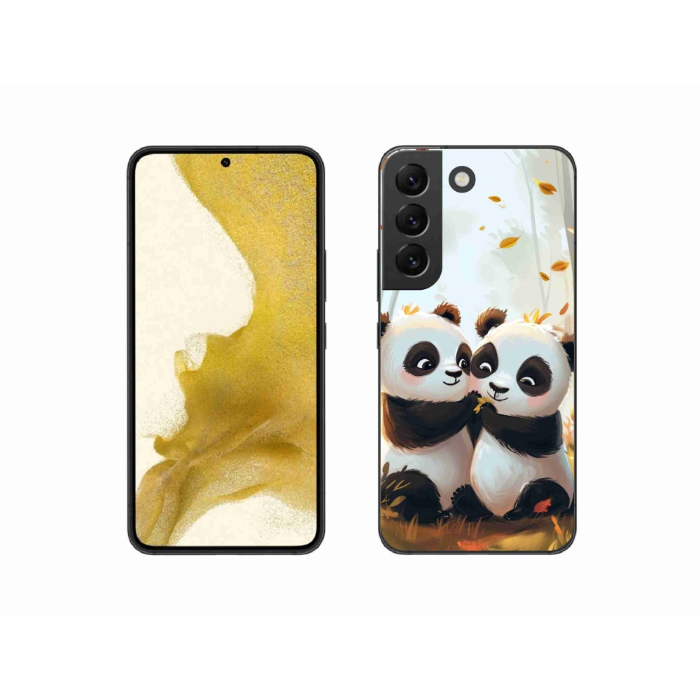Gél védőhuzat mmCase Samsung Galaxy S22 5G - pandák