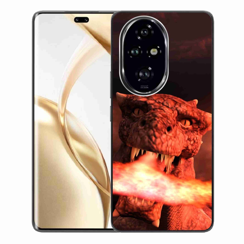 Zselés borítás mmCase a Honor 200 Pro 5G készülékhez - sárkány