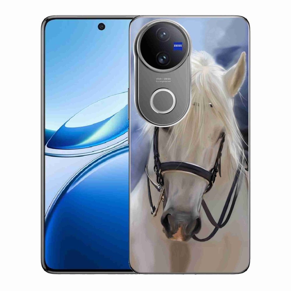 Zselés borítás mmCase a Vivo V50 5G készülékhez - fehér ló