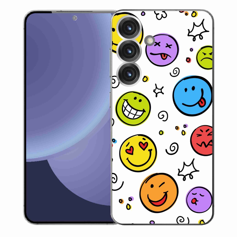Gél borítás mmCase Samsung Galaxy S25+ készülékhez - smiley-k