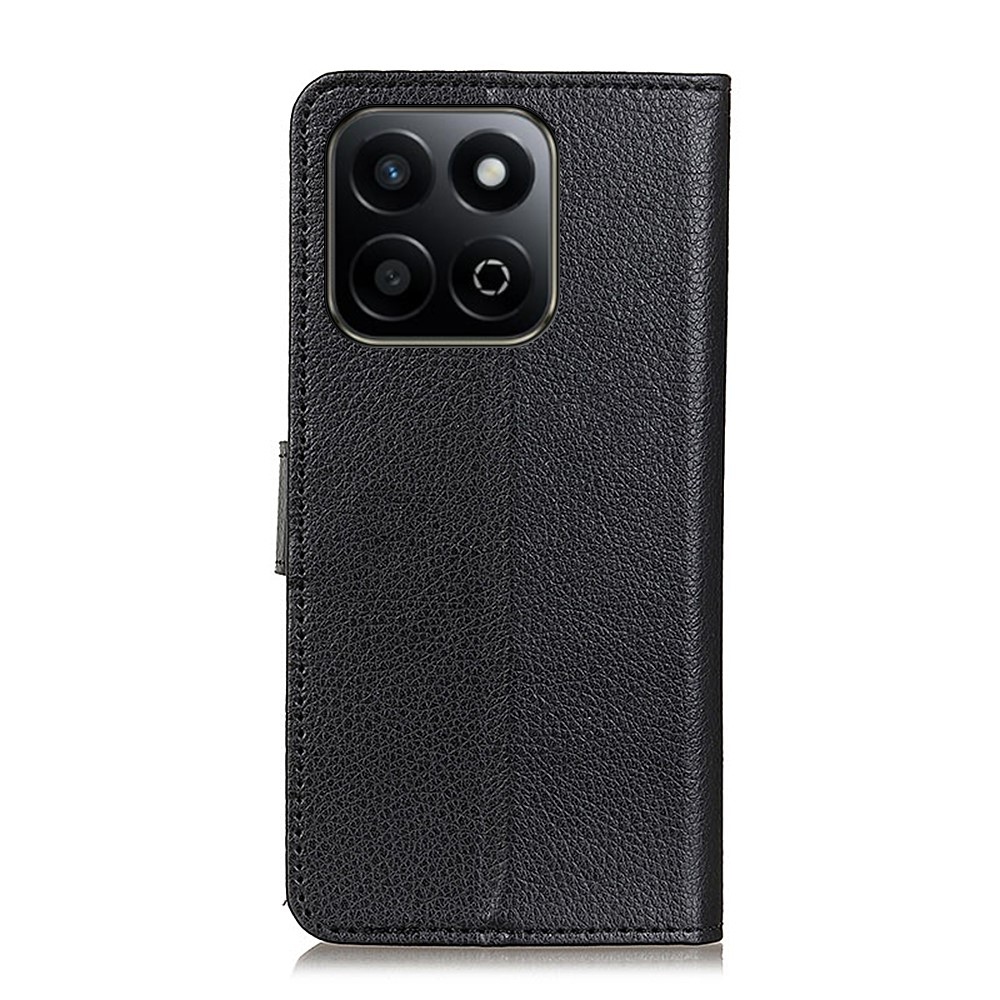 Litchie könyvtáska a Honor 200 Smart 5G készülékhez - fekete