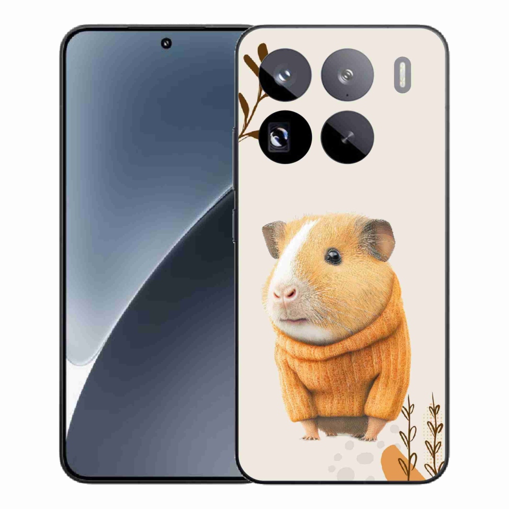 Gél borítás mmCase a Xiaomi 15 Pro számára - tengerimalac pulóverben