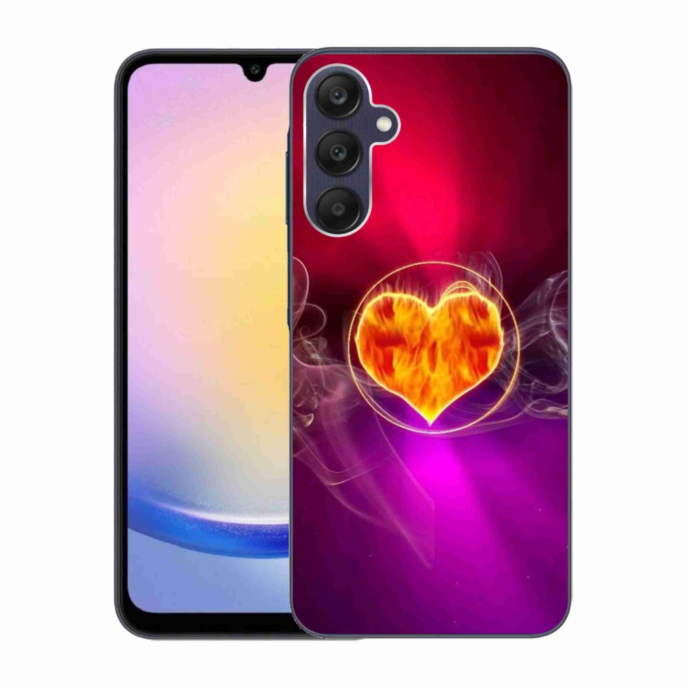 Gél borítás mmCase Samsung Galaxy A25 5G - tüzes szívhez