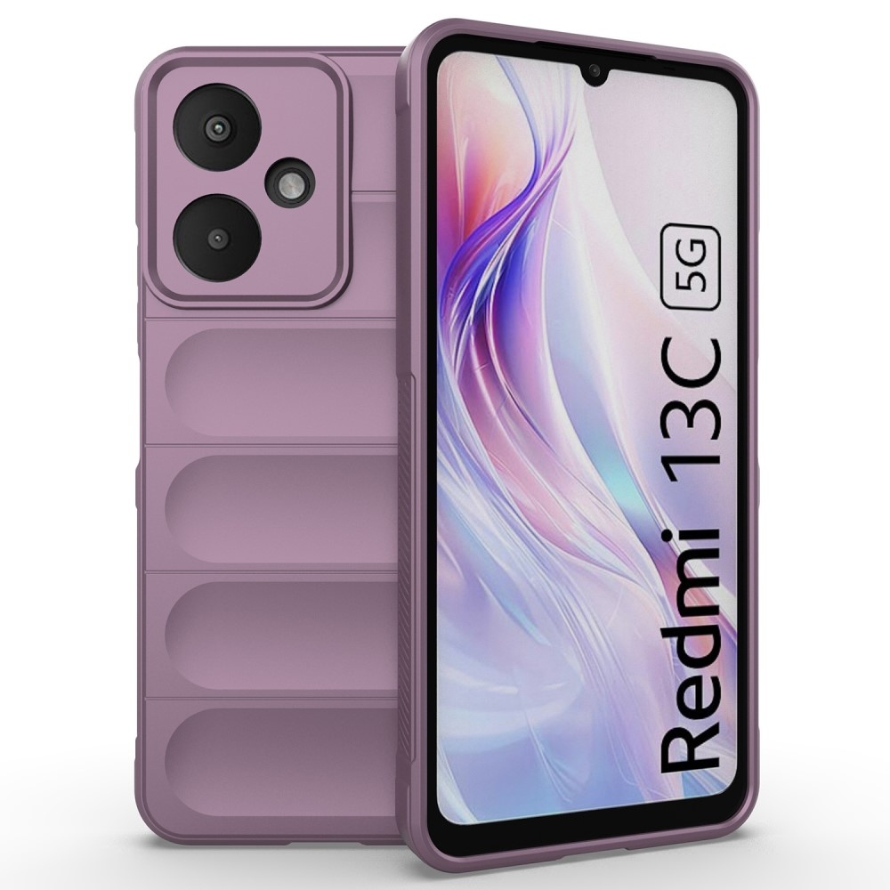 Rugg tartós zselés tok Xiaomi Redmi 13C 5G - világos lila