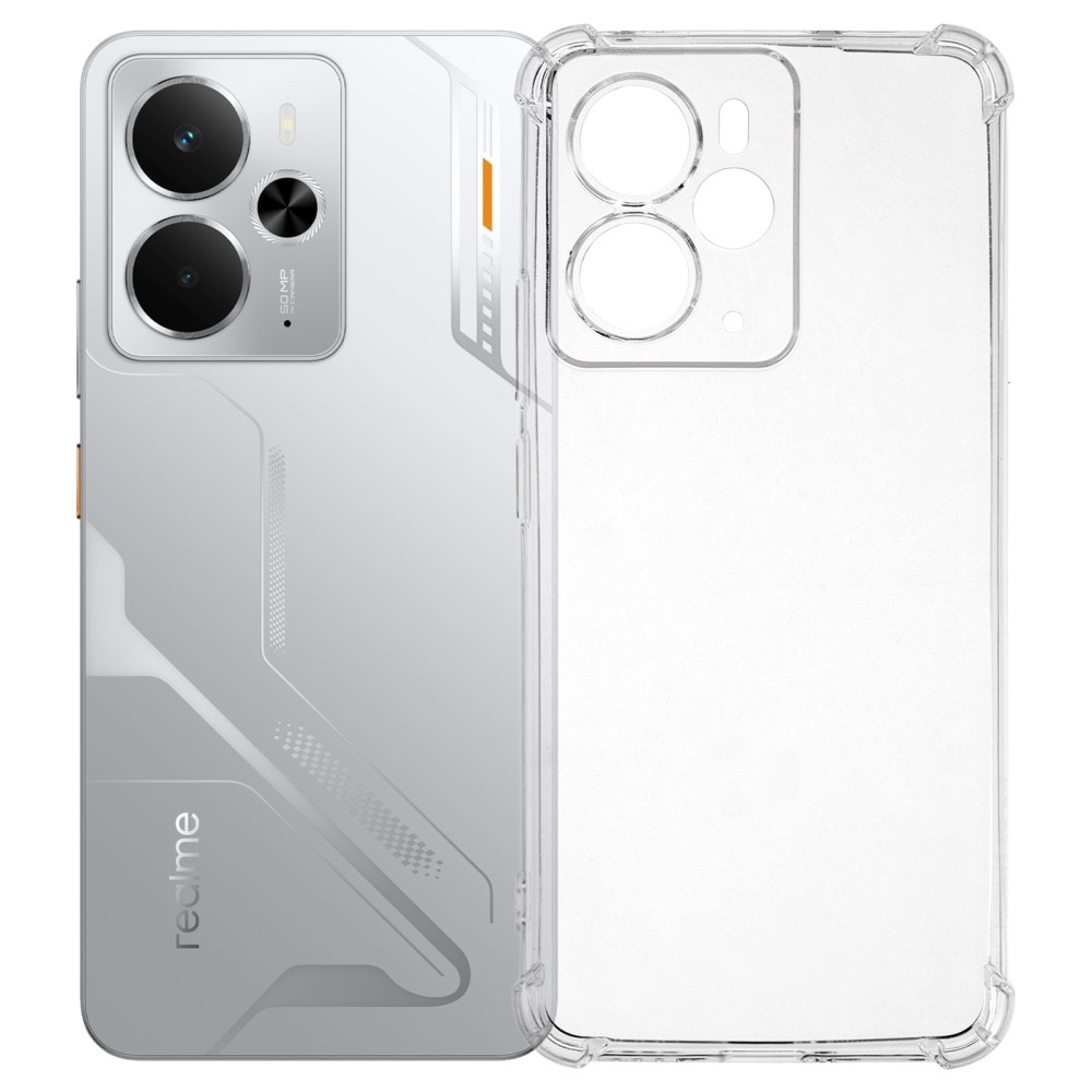 Átlátszó zselés tok megerősített sarkokkal a Realme 14 5G készülékhez