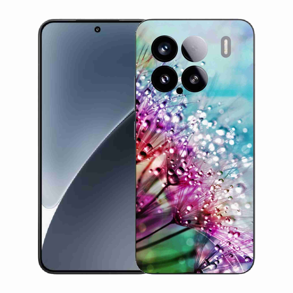 Gél borító mmCase a Xiaomi 15-hez - színes virágok