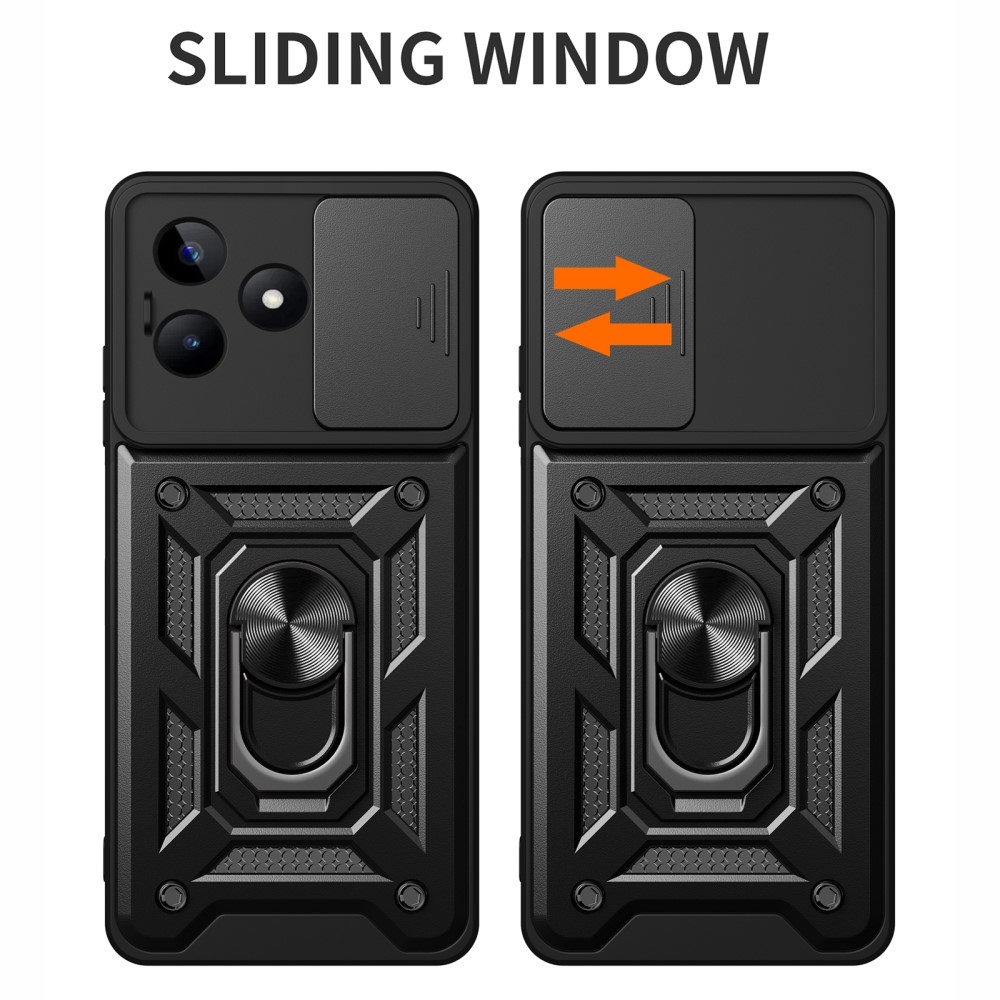 Csúszásálló borítás a Realme C51/C53 készülékhez - fekete