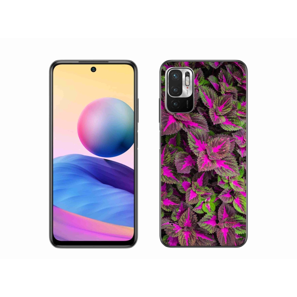 Gél borító mmCase a Xiaomi Redmi Note 10 5G számára - virágok 10