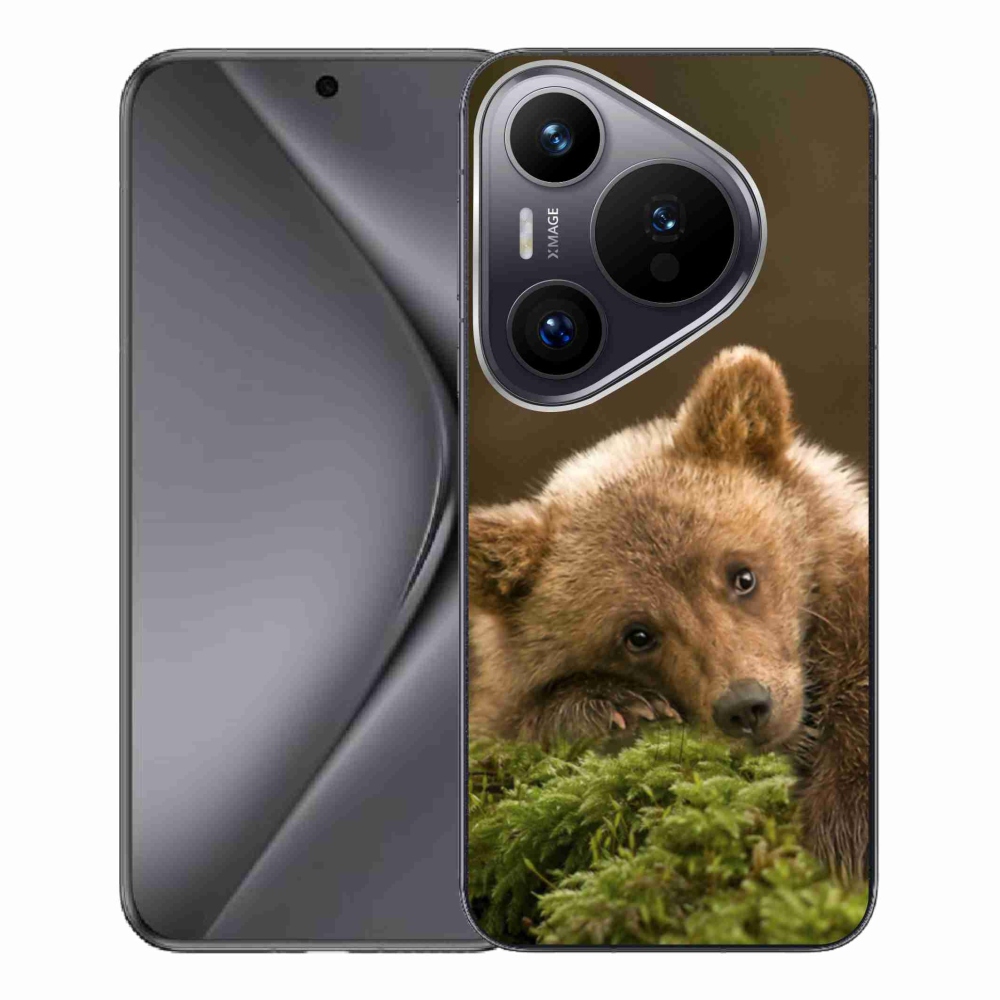 Zselés borítás mmCase a Huawei Pura 70 Pro számára - medve