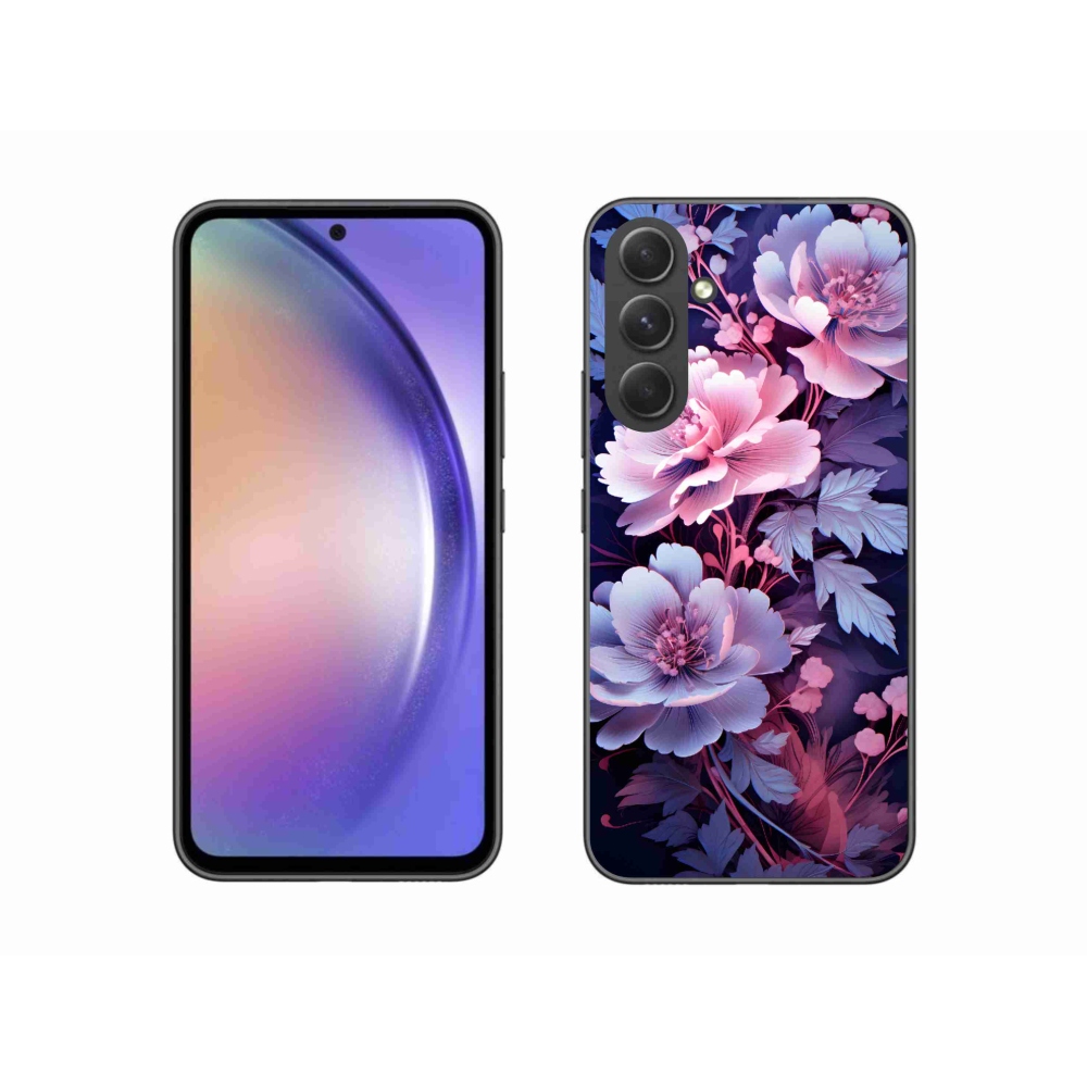 Gél borítás mmCase Samsung Galaxy A54 5G - virágok 11
