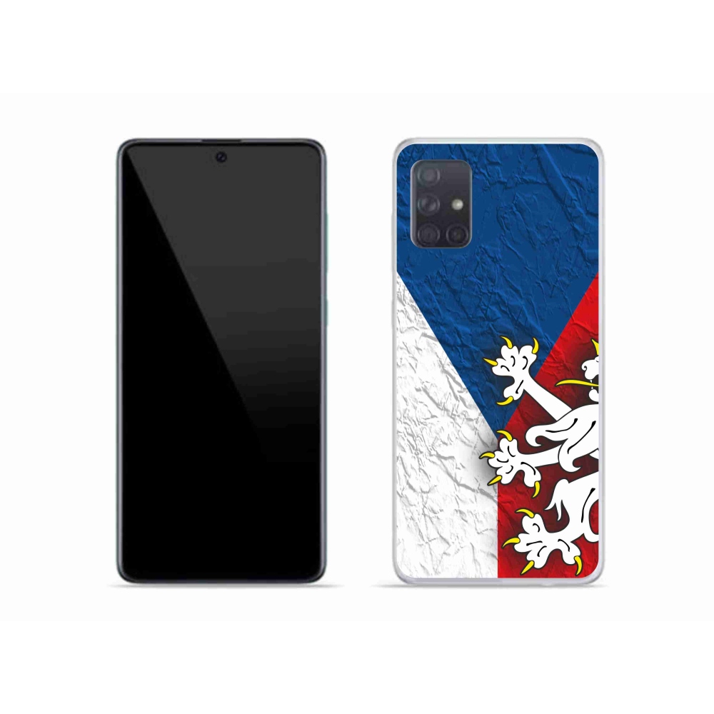 Gél védőhuzat mmCase Samsung Galaxy A51 - cseh zászló 1