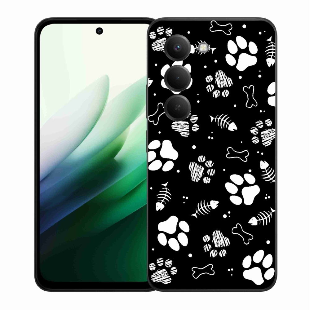 Gél borítás mmCase a Xiaomi Redmi 15 5G-hez - kutyamancsok