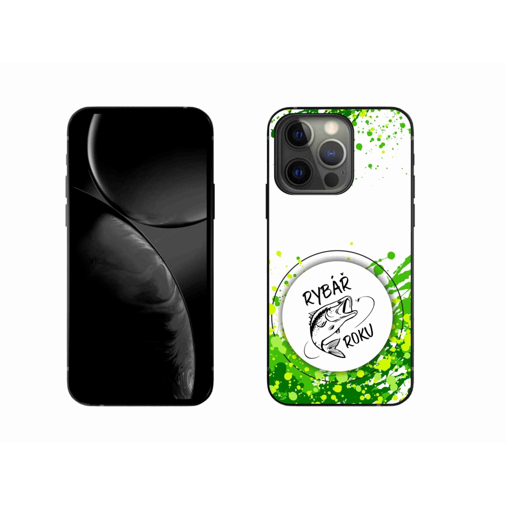 Gél borítás mmCase iPhone 13 Pro 6.1 készülékhez - Az év halászának fehér háttere