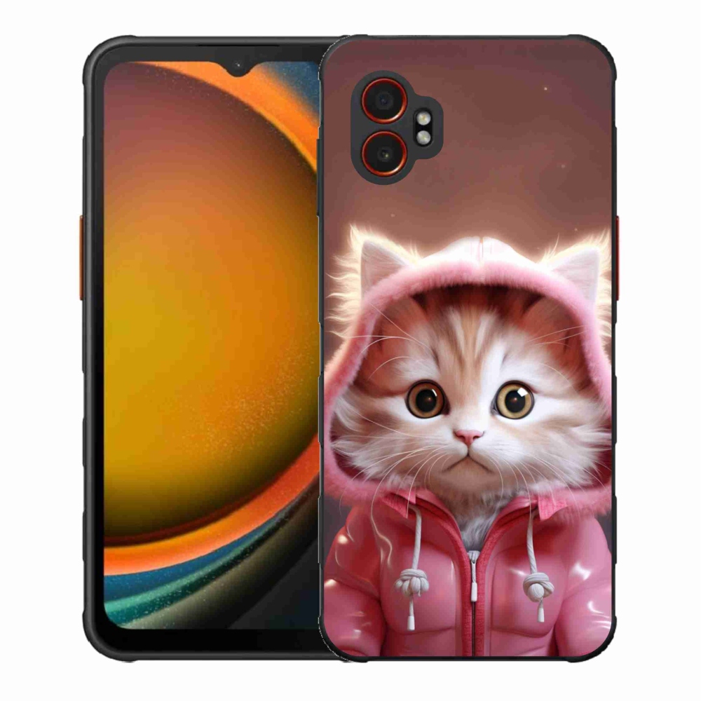 Gél borítás mmCase Samsung Galaxy Xcover 7 Pro - aranyos cica 3