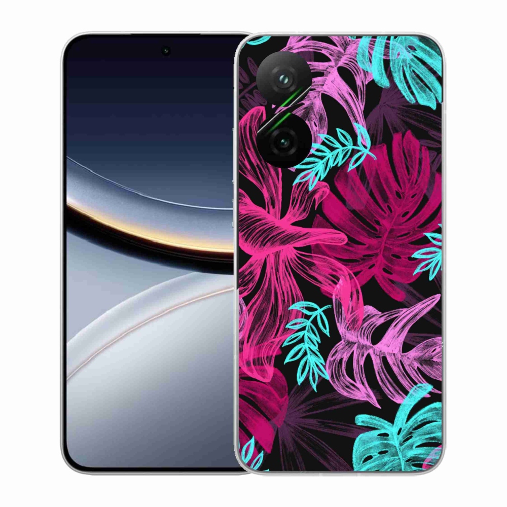 Gél borító mmCase a Xiaomi Poco F7 5G számára - virágok 1