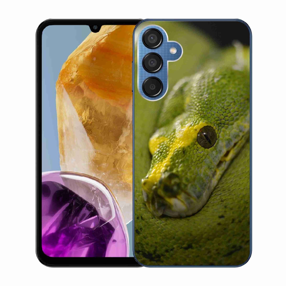 Zselés borítás mmCase Samsung Galaxy M15 5G - kígyó 2