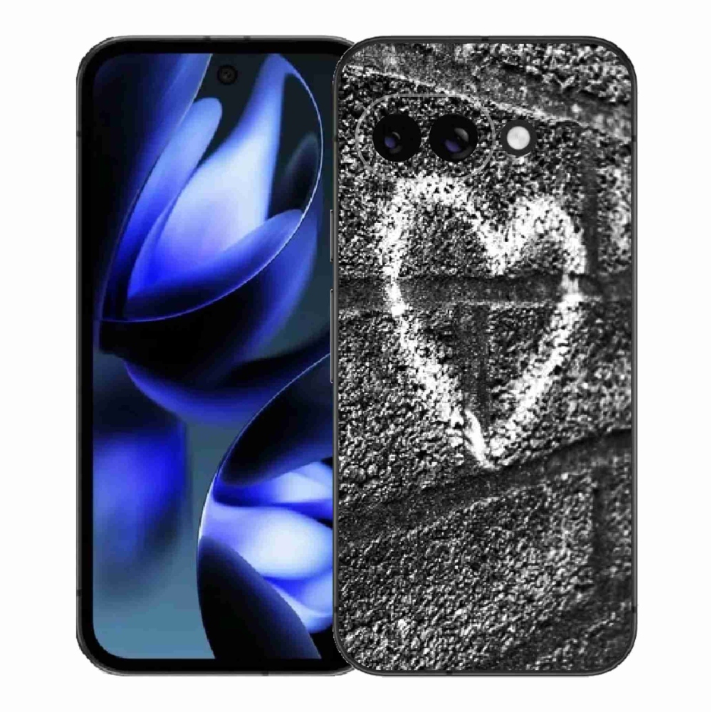 Gél borítás mmCase a Google Pixel 9a számára - szív a falon