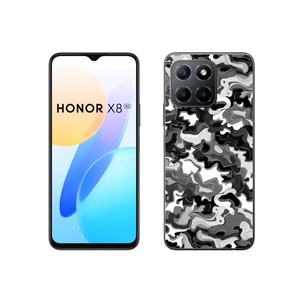 Zselés borítás mmCase a Honor X8 5G/70 Lite 5G számára - álcázó minta 3