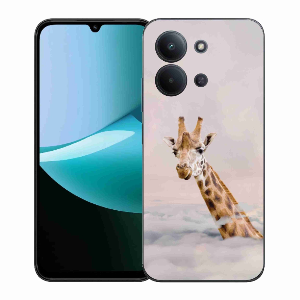 Gél borítás mmCase a Xiaomi Redmi 15C 4G (171mm)/Poco C85 4G (171mm) - zsiráf a felhőkben