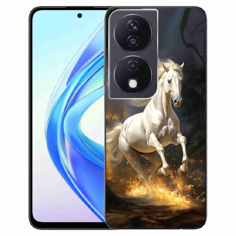 Gél borítás mmCase a Honor X7b/Honor 90 Smart készülékhez - White Horse 2