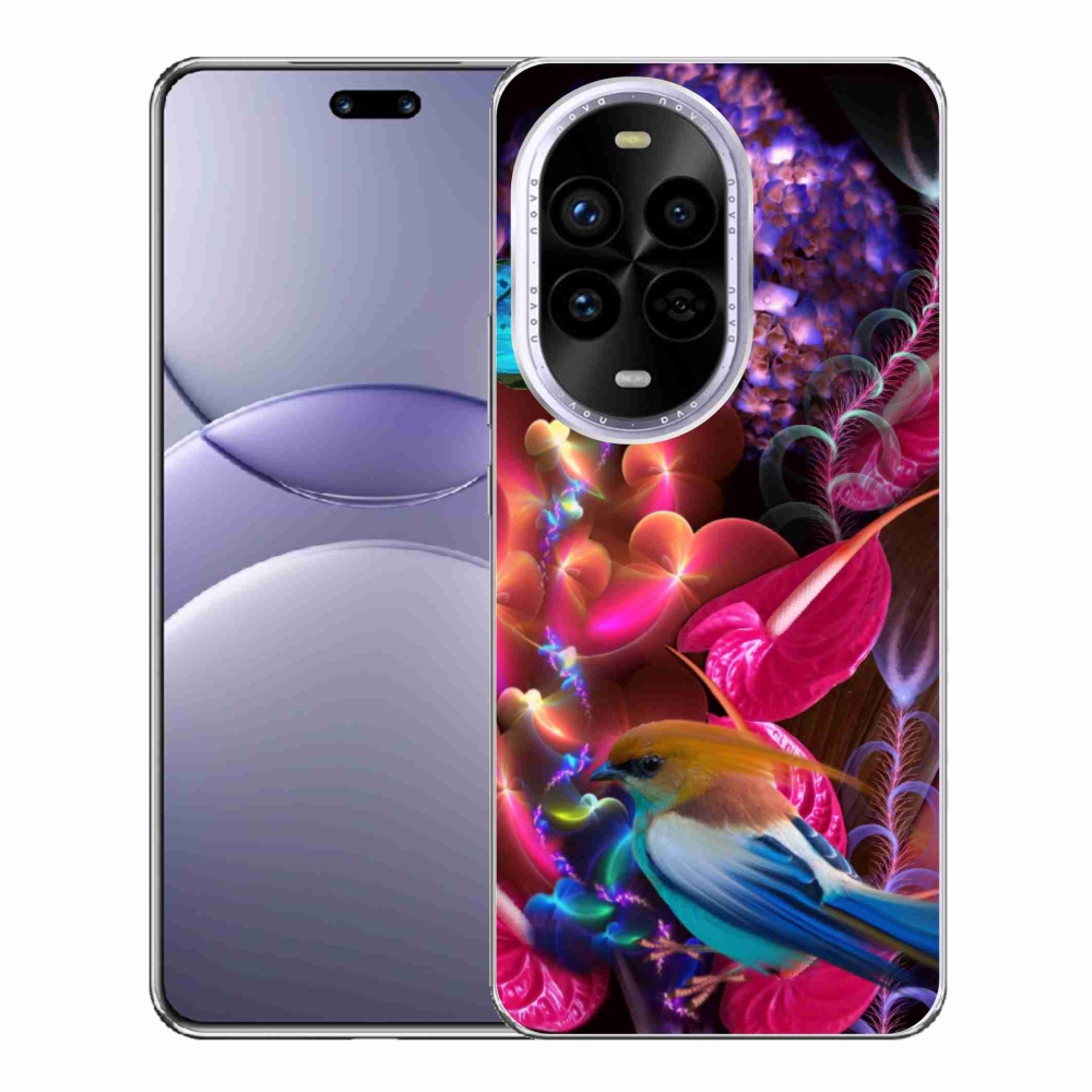 Gél borító mmCase a Huawei Nova 13 Pro 5G számára - színes virágok