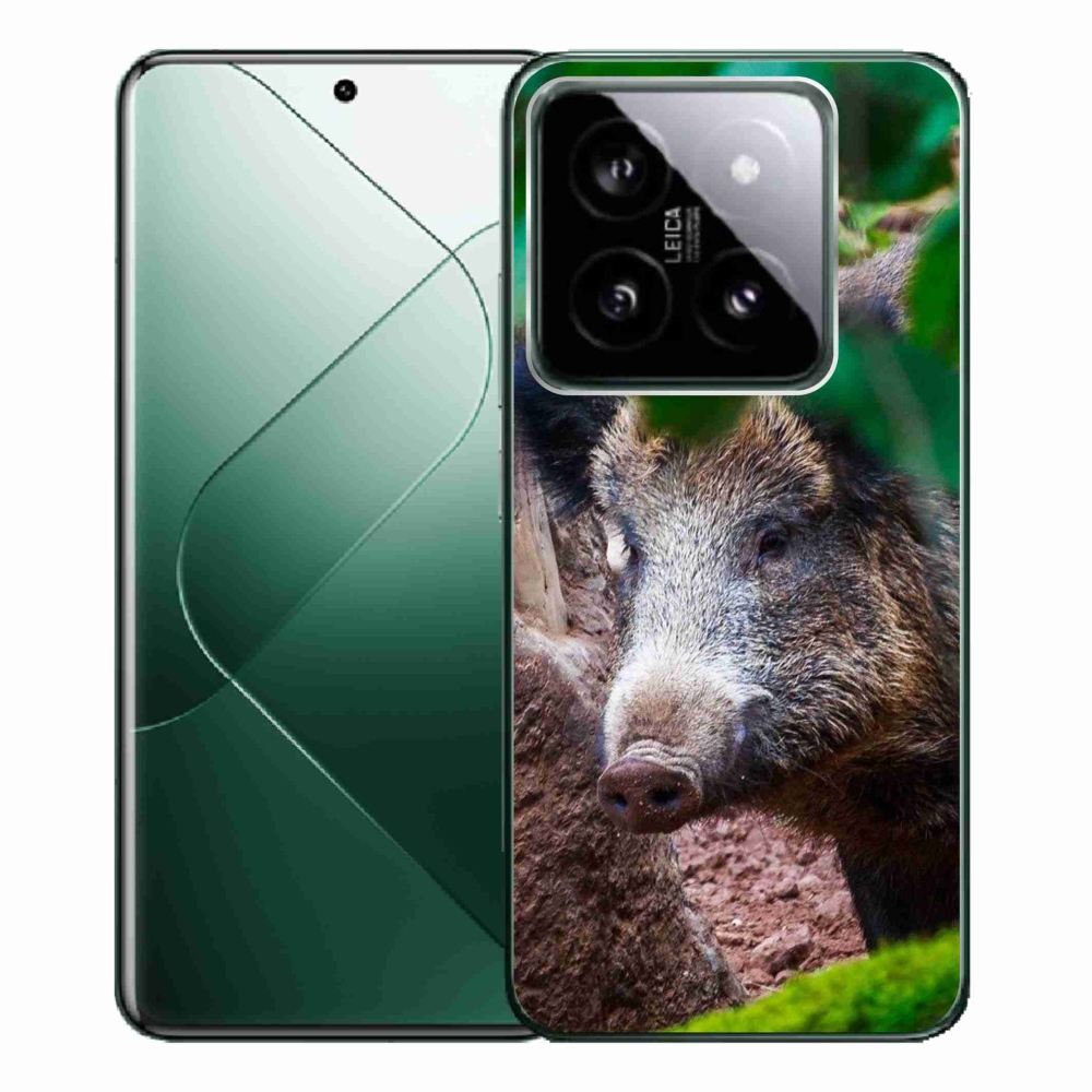 Gél borítás mmCase a Xiaomi 14 Pro-hoz - vaddisznó