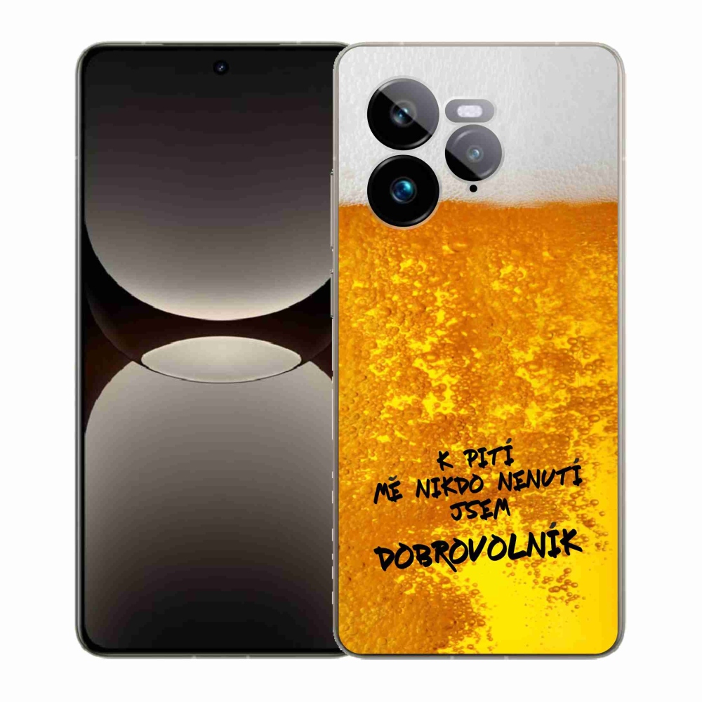 Gél borítás mmCase a Realme GT 7 Pro 5G számára - sör motívum 4